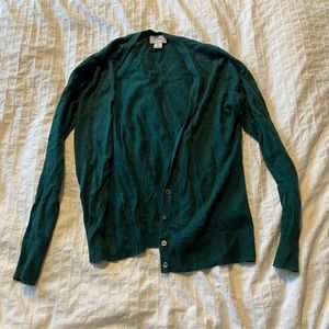 Old Navy green cardigan XS